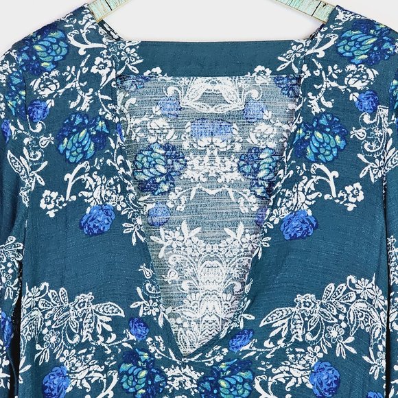 Free People Women's Smooth Talker Open Back Tunic Mini Dress, Size XS - Picture 9 of 13